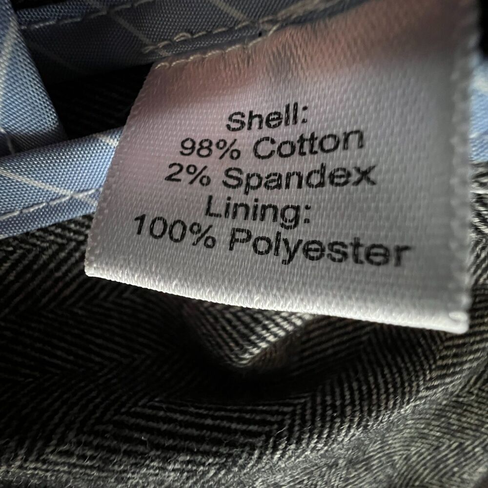 Jos A Bank Reserve Mens Blazer XXL Cotton Herringbone Sport Coat Black White NWT - Picture 7 of 11